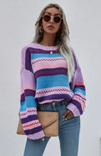 Load image into Gallery viewer, Never Phased Striped Sweater
