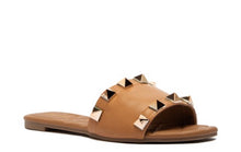 Load image into Gallery viewer, June Studded Sandals - Gold Dust Threads
